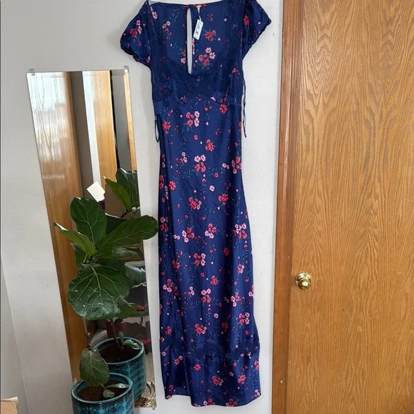 Free People Blue Floral Dress - Picture 4 of 7